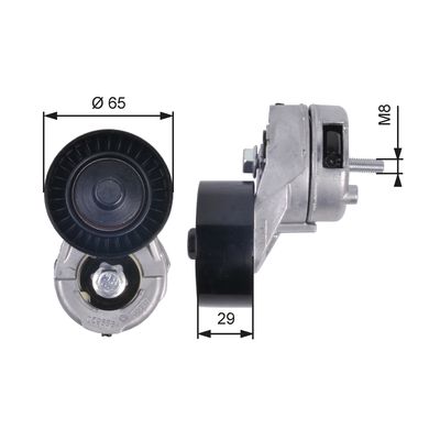 Siksnas spriegotājs, Ķīļsiksna GATES T38356