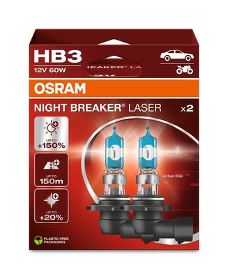 Kvēlspuldze, Tālās gaismas lukturis ams-OSRAM 9005NL-2HB