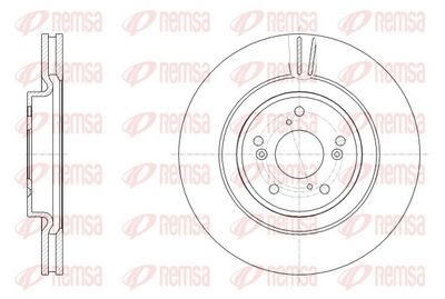 Тормозной диск REMSA 62557.10