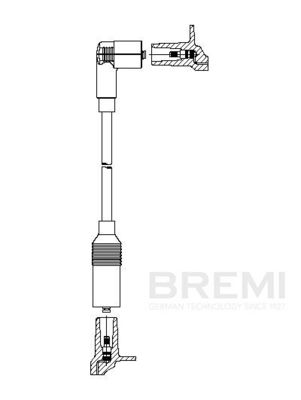 Провод зажигания BREMI 179/57