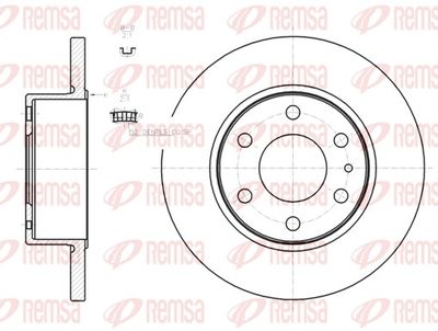Тормозной диск REMSA 61274.00