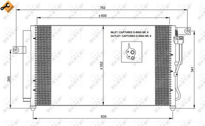 Конденсатор, кондиционер NRF 35798