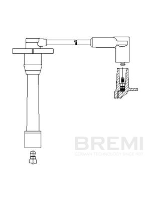 Провод зажигания BREMI 6A41/39