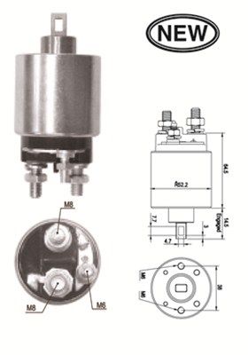Ievilcējrelejs, Starteris MAGNETI MARELLI 940113050551