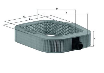 MAHLE LX990 Gaisa filtrs