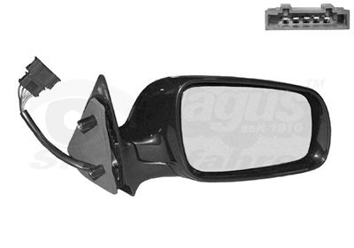 Ārējais atpakaļskata spogulis VAN WEZEL 7620808