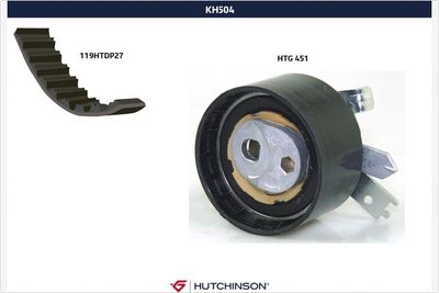 Zobsiksnas komplekts HUTCHINSON KH 504