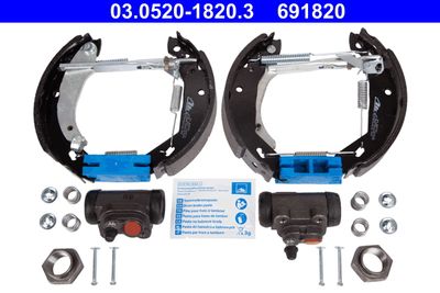 Bremžu loku komplekts ATE 03.0520-1820.3