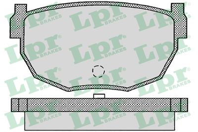 Комплект тормозных колодок, дисковый тормоз LPR 05P945