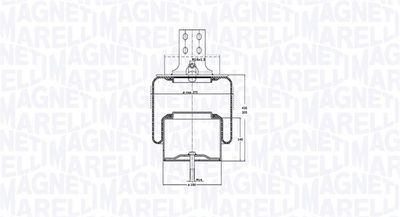 Pneimoatsperes spilvens, Pneimopiekare MAGNETI MARELLI 030607020166