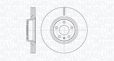 Тормозной диск MAGNETI MARELLI 361302040687