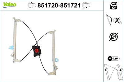 Стеклоподъемник VALEO 851720