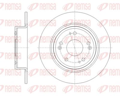 Bremžu diski REMSA 61811.00