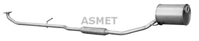 Средний глушитель выхлопных газов ASMET 22.006