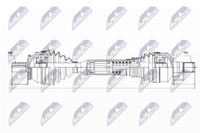 Приводной вал NTY NPW-VV-061