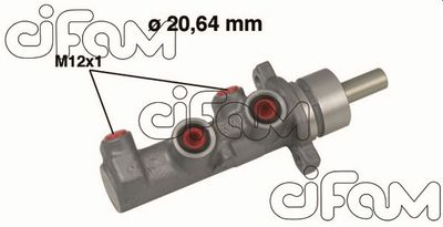Galvenais bremžu cilindrs CIFAM 202-644
