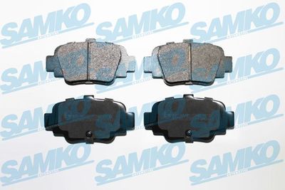 Комплект тормозных колодок, дисковый тормоз SAMKO 5SP874