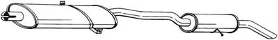 Izplūdes gāzu trokšņa slāpētājs (pēdējais) BOSAL 286-205