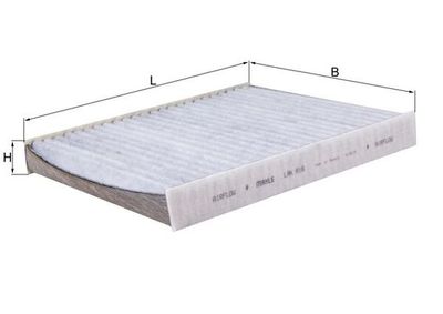 Фильтр, воздух во внутренном пространстве MAHLE LAK816