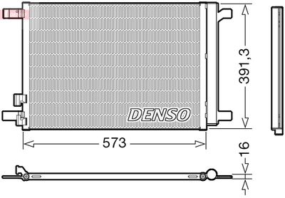 Конденсатор, кондиционер DENSO DCN32066