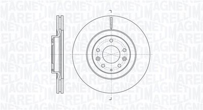 Bremžu diski MAGNETI MARELLI 361302040783