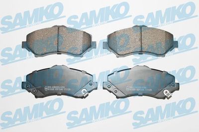 Комплект тормозных колодок, дисковый тормоз SAMKO 5SP1548