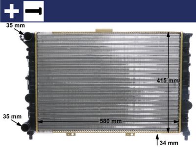 Radiators, Motora dzesēšanas sistēma MAHLE CR 518 000S