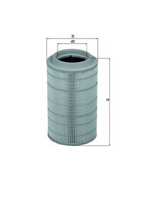 Воздушный фильтр MAHLE LX 1789