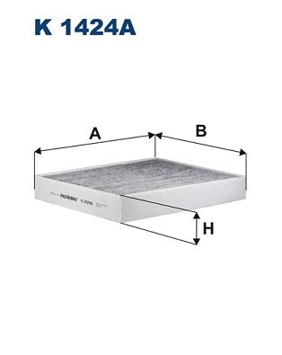 Фильтр, воздух во внутренном пространстве FILTRON K 1424A