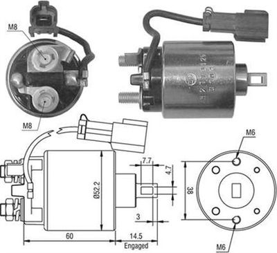 Ievilcējrelejs, Starteris MAGNETI MARELLI 940113050445