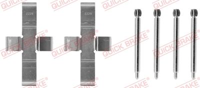 Комплектующие, колодки дискового тормоза QUICK BRAKE 109-1004