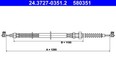 Trose, Stāvbremžu sistēma ATE 24.3727-0351.2