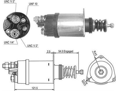Ievilcējrelejs, Starteris MAGNETI MARELLI 940113050503