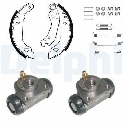 Bremžu loku komplekts DELPHI KP848