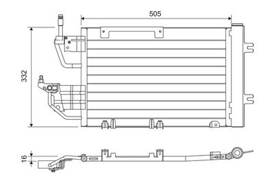 Конденсатор, кондиционер VALEO 818168
