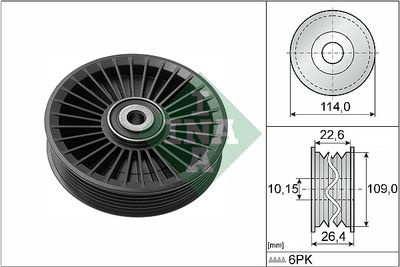 Parazīt-/Vadrullītis, Ķīļrievu siksna Schaeffler INA 532 0108 10