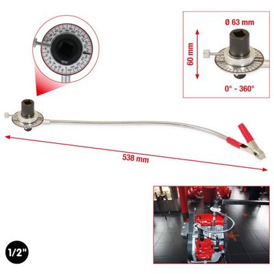 Контрольный диск угла поворота KS TOOLS 516.1196