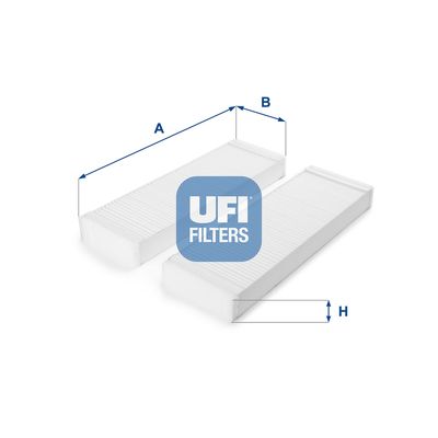 Фильтр, воздух во внутренном пространстве UFI 53.226.00