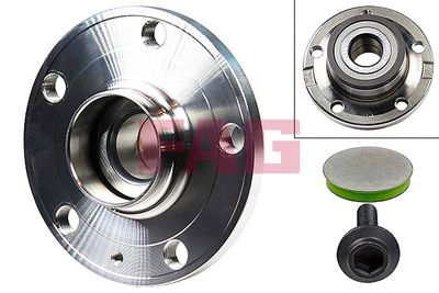 Riteņa rumbas gultņa komplekts Schaeffler FAG 713 6108 30
