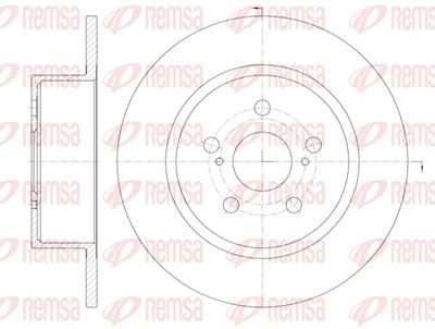 Тормозной диск REMSA 6878.00