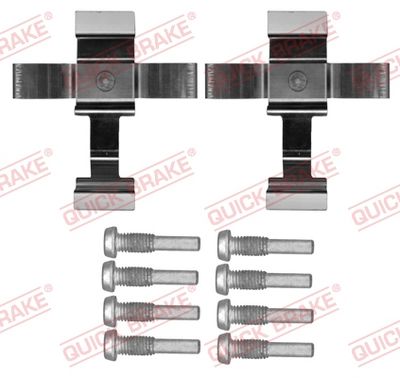 QUICK BRAKE 1090223 Piederumu komplekts, Disku