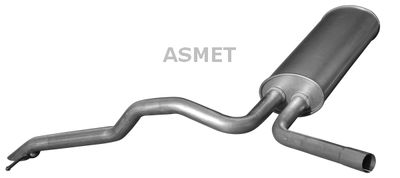 Глушитель выхлопных газов конечный ASMET 10.122