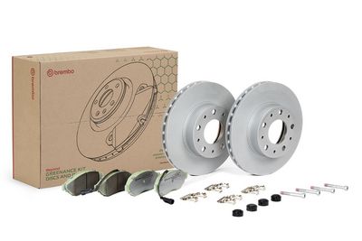 Bremžu komplekts, Disku bremzes BREMBO KT 10 002