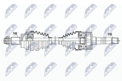 Приводной вал NTY NPW-AR-016