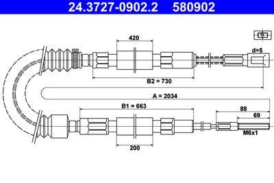 Trose, Stāvbremžu sistēma ATE 24.3727-0902.2