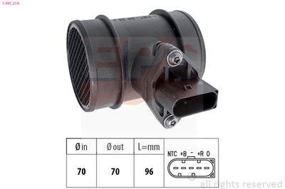 Расходомер воздуха EPS 1.991.214