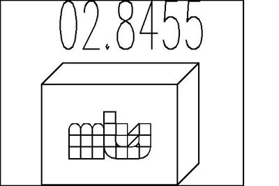 Монтажный комплект, глушитель MTS 02.8455