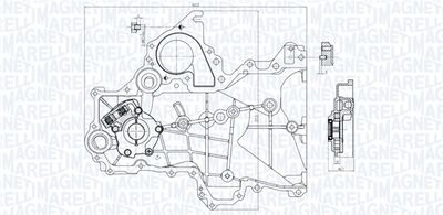 Масляный насос MAGNETI MARELLI 351516000155