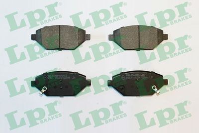 Комплект тормозных колодок, дисковый тормоз LPR 05P2049
