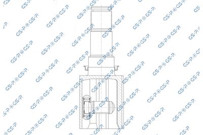 Шарнирный комплект, приводной вал GSP 601623